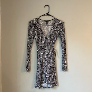 Long Sleeve Wrap Dress